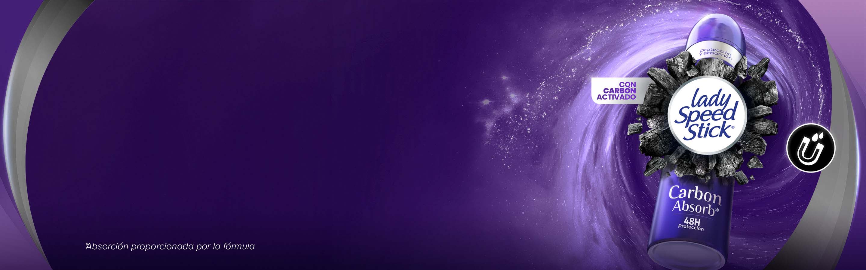 Siéntete bárbara con el antitranspirante Lady Speed Stick Carbon Absorb