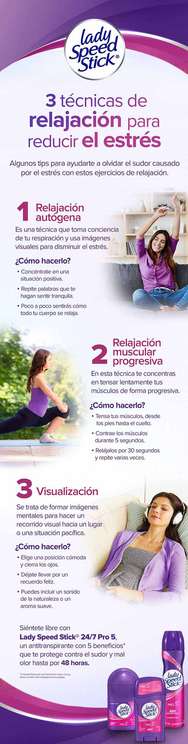 3 técnicas de relajación para reducir el estrés