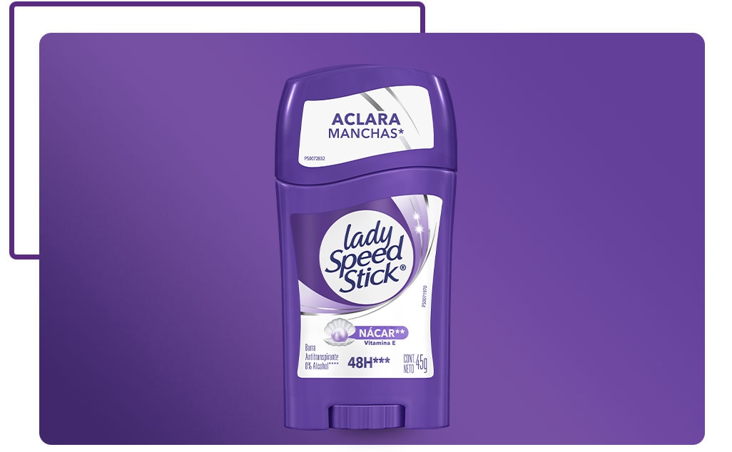 Desodorante Lady Speed Stick Carbon Absorb en barra