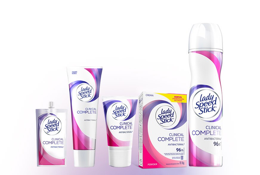Lady Speed Stick clinical complete family pack