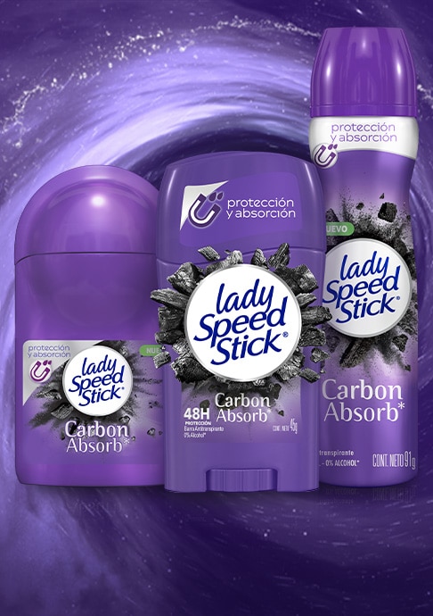 Lady Speed Stick Carbon Absorb