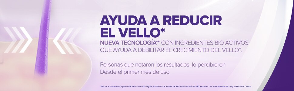 Ayuda a reducir el vello