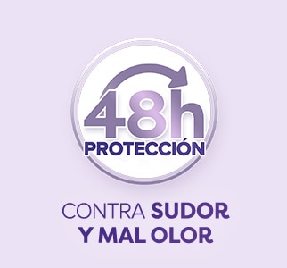 48h de Proteccion Contra sudor y mal olor