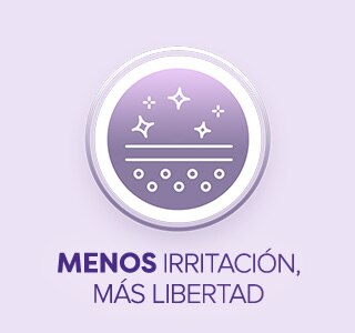 Menos Irritación Más libertad