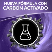 Con carbón activado