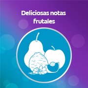 Aroma con notas frutales Aroma con notas frutales