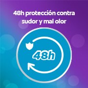 Protección contra el sudor y el mal olor Protección contra el sudor y el mal olor