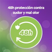 Protección contra el sudor y el mal olor Protección contra el sudor y el mal olor