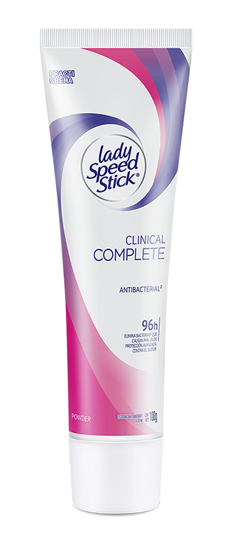 Lady Speed Stick® Clinical Complete Antibacterial Tubo 100gr