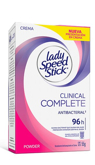 Lady Speed Stick® Clinical Complete Antibacterial Powder