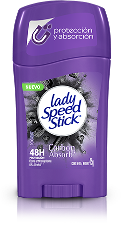 Desodorante en barra Lady Speed Stick Carbon Absorb