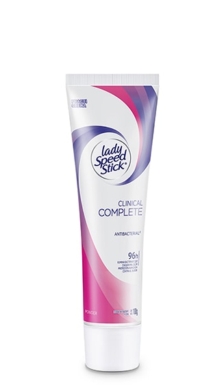 Lady Speed Stick® Practi-Crema Clinical Complete Protege y Aclara 100g Lady Speed Stick® Practi-Crema Clinical Complete Protege y Aclara 100g