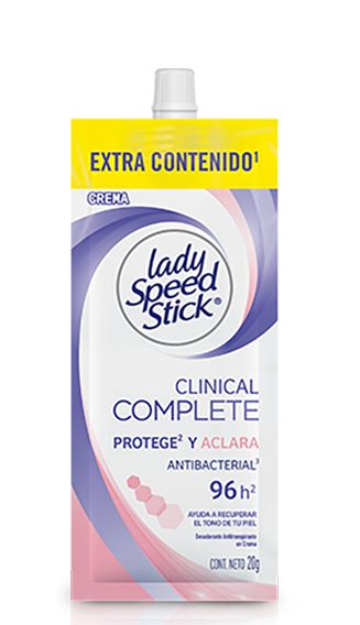 Desodorante aclarante de axilas Lady Speed Stick Clinical Complete Protege y Aclara Desodorante aclarante de axilas Lady Speed Stick Clinical Complete Protege y Aclara