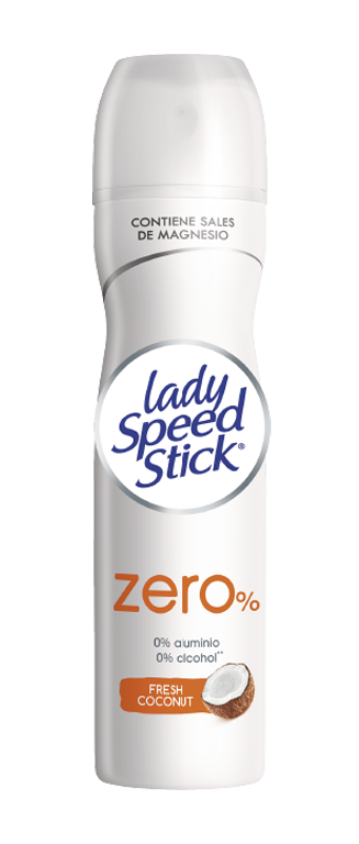 Lady Speed Stick® Zero% Fresh Coconut Spray