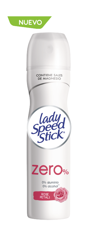 Lady Speed Stick® Zero% Rose Petals Spray Lady Speed Stick® Zero% Rose Petals Spray