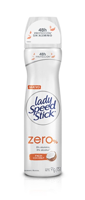 Lady Speed Stick® Zero% Fresh Coconut Spray Lady Speed Stick® Zero% Fresh Coconut Spray