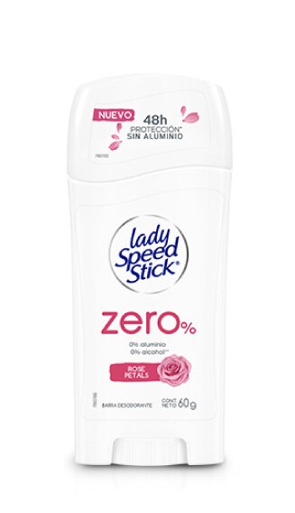 Desodorante para mujer en barra Lady Speed Stick Rose Petals Desodorante para mujer en barra Lady Speed Stick Zero Rose Petals