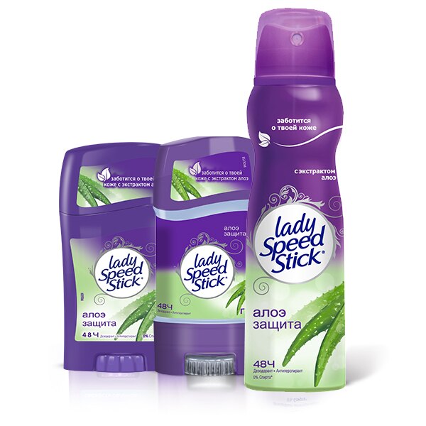 Lady Speed Stick® Алоэ Защита