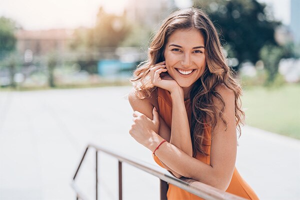 Mujer sonriendo