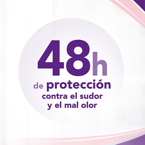 48 horas de protección contra el sudor y el mal olor
