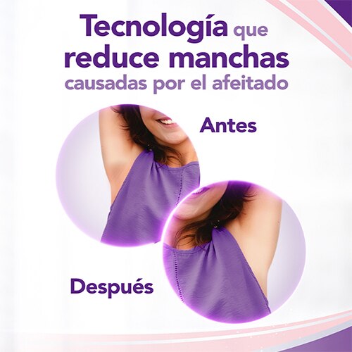 Tecnología que reduce manchas causadas por el afeitado