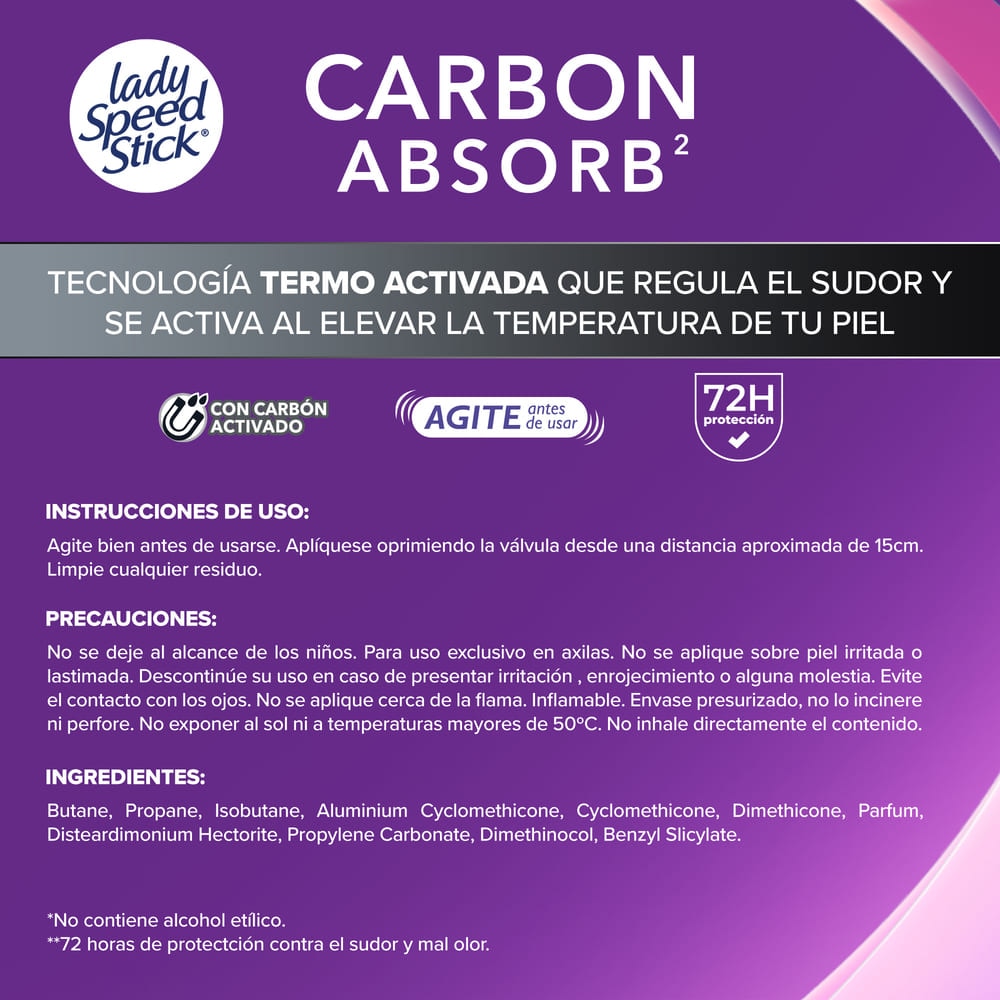 formula con carbon activado