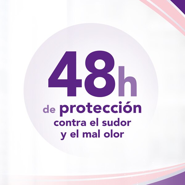 48 horas de protección contra el sudor y el mal olor