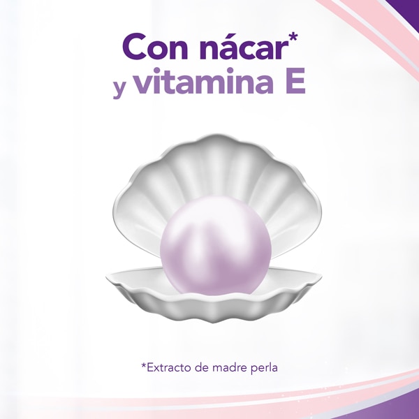 Con nácar y vitamina E
