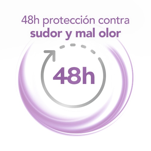 48 horas de proteccion conntra el sudor y mal olor
