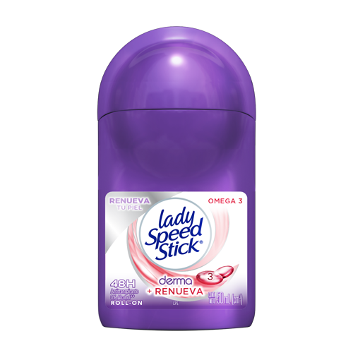 Desodorante en roll on mujer Lady Speed Stick Derma Omega