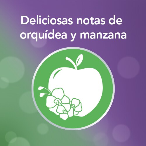 notas de orquidea y manzana