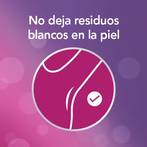 no deja residuos blancos