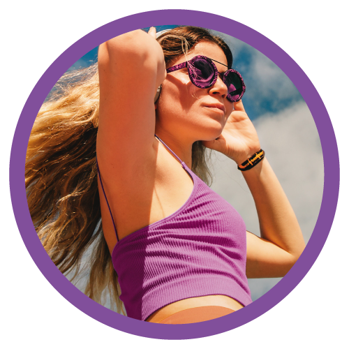 Chica con gafas