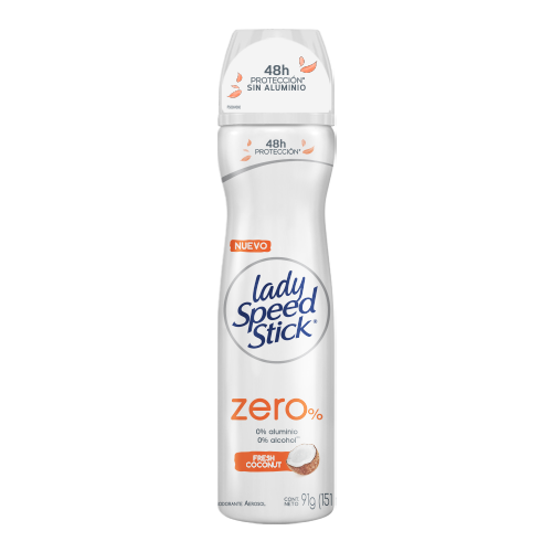 Lady Speed Stick Zero% Fresh Coconut en Aerosol